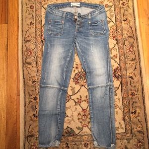 One Teaspoon Moto Like Denim Skinny Jean